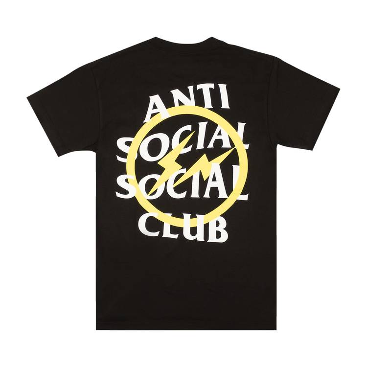 Buy Anti Social Social Club x Fragment Design Yellow Bolt Tee