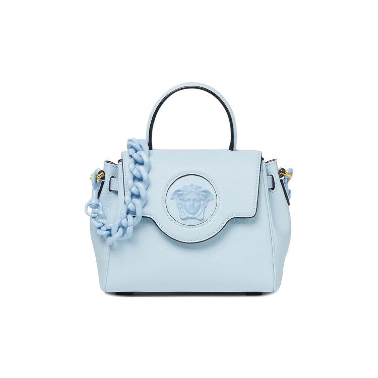 Versace Medusa Top Handle Bag 'light Blue'