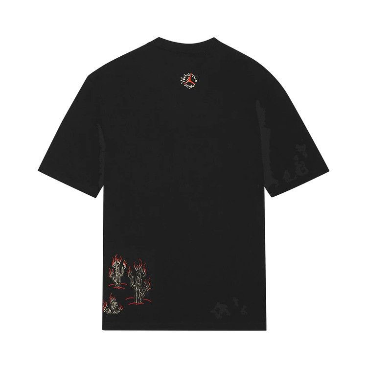Air Jordan X Travis Scott Flight Graphic T-Shirt 'black'