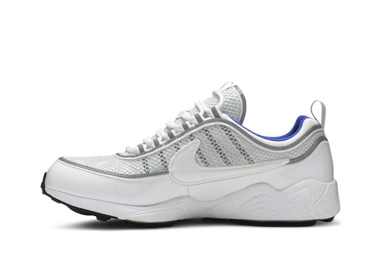 Nike spiridon hot sale white blue