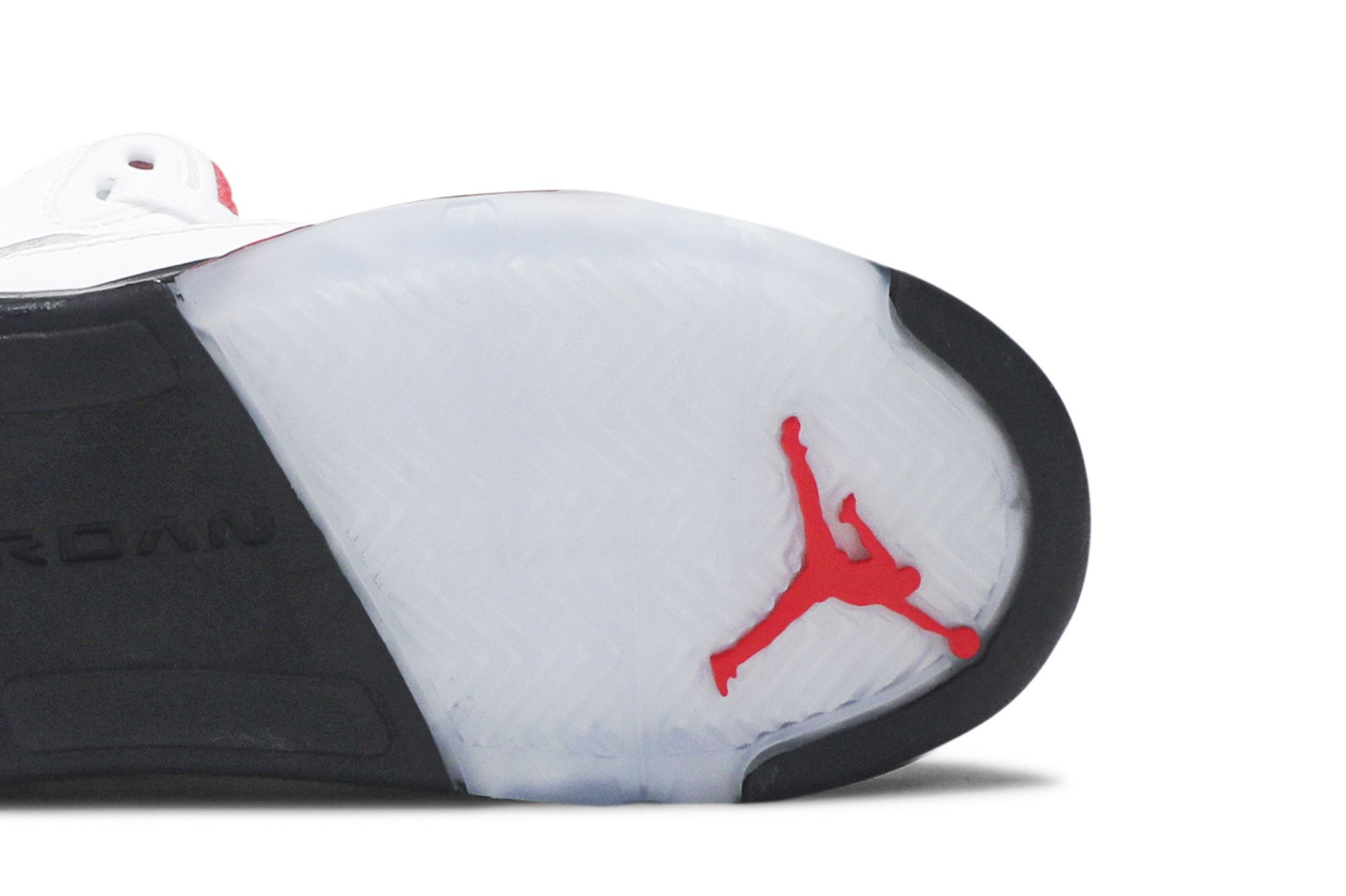 Pre-owned Air Jordan 5 Retro Ps 'fire Red' 2020 In White