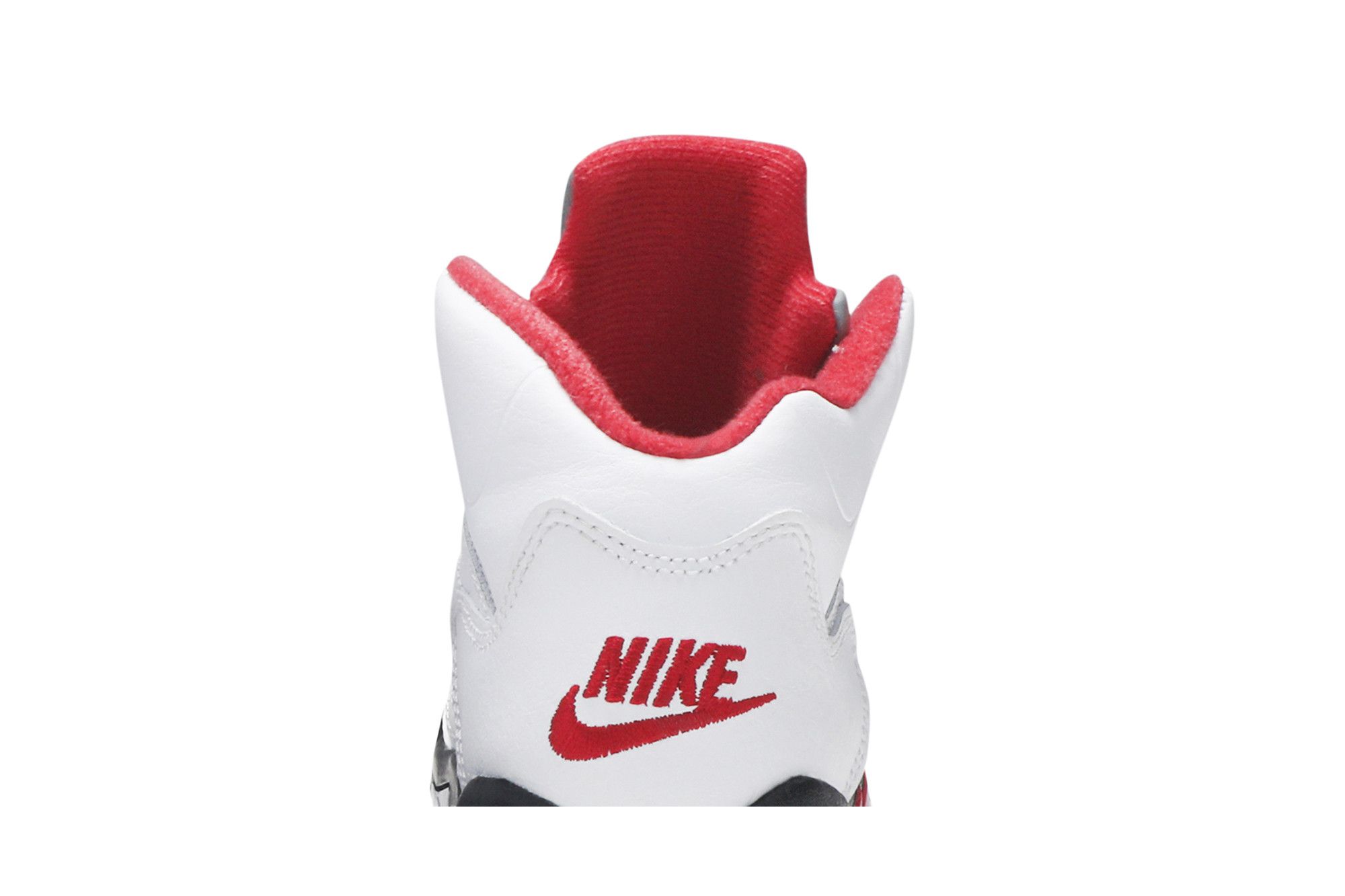 Pre-owned Air Jordan 5 Retro Ps 'fire Red' 2020 In White