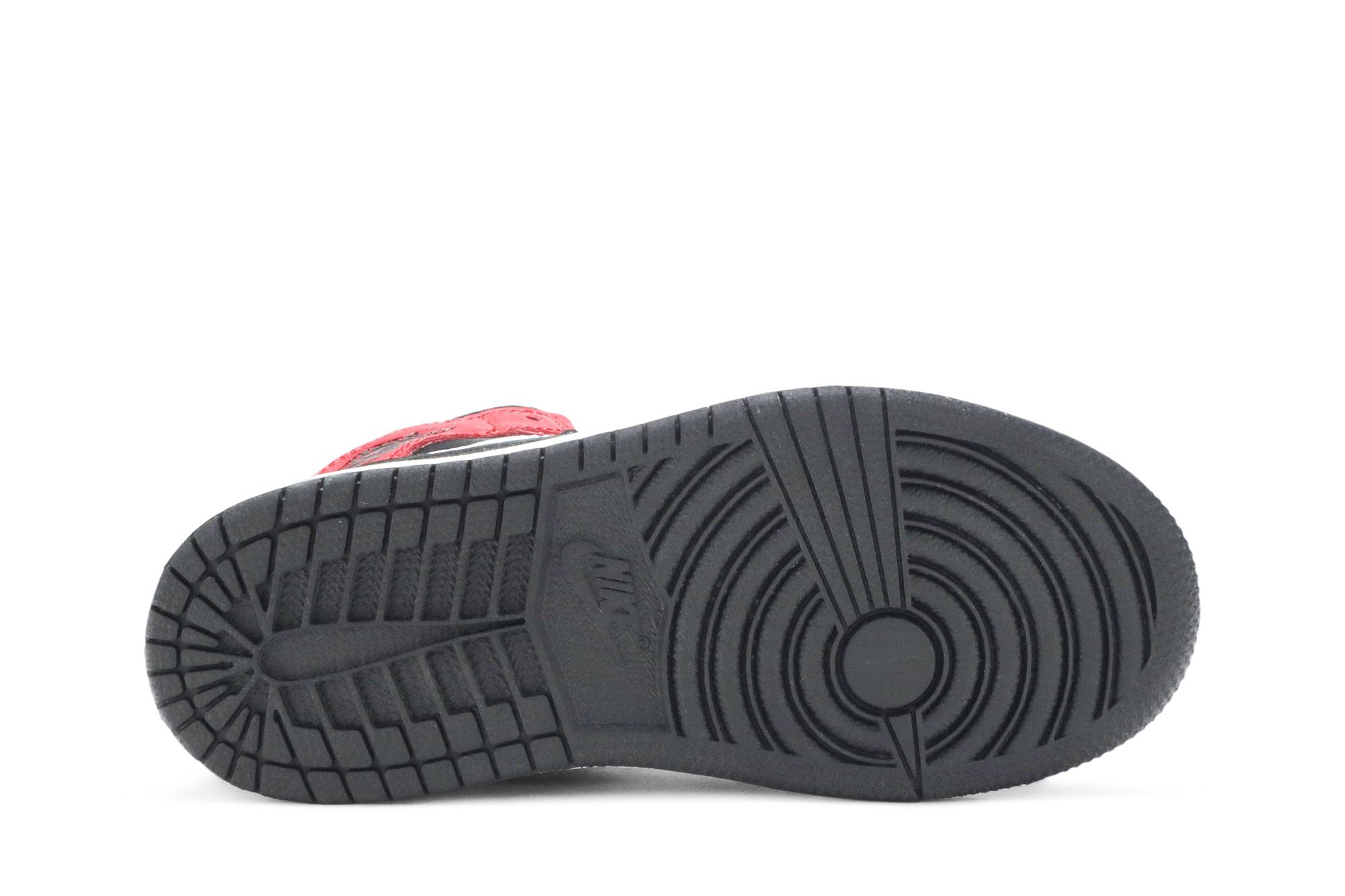Pre-owned Air Jordan 1 Mid Ps 'chicago Black Toe' In Red