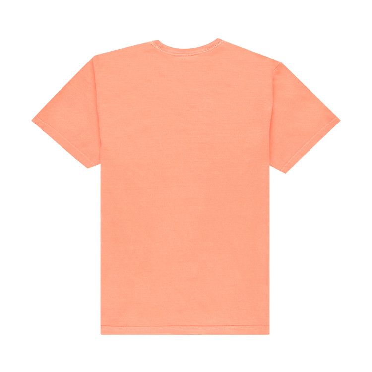 Stussy Basic Logo Pig. Dyed T-Shirt Neon Orange