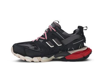 希少★関税込【BALENCIAGA】TrackサンダルBlack/Red BALENCIAGA(バレンシアガ) 617542 TRACKベルクロストラップ