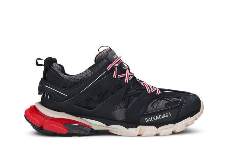 Balenciaga Track Sneaker 'Black Red Silver' 542023W2FSA1169 - KICKS CREW