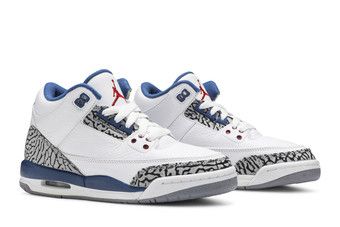 Buy Air Jordan 3 Retro GS True Blue 2011 398614 104 GOAT