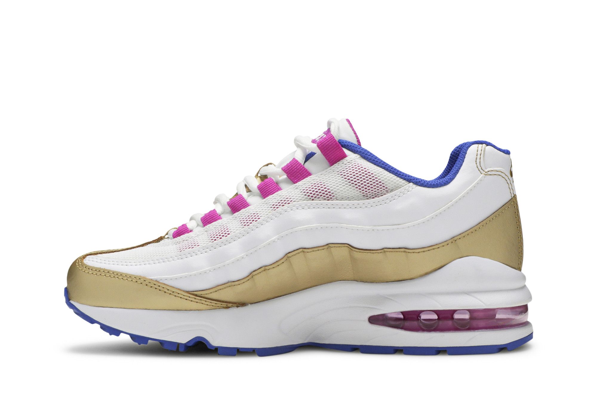 Pre-owned Nike Air Max 95 Le Gs 'peanut Butter & Jelly' In Gold
