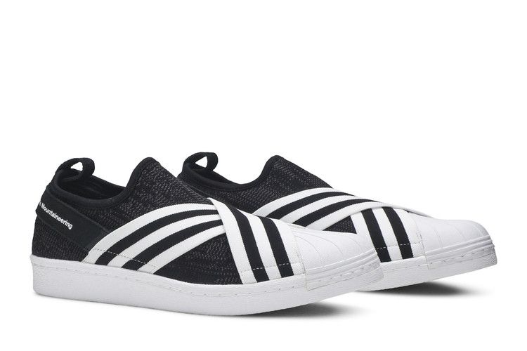 White Mountaineering X Adidas Superstar Slip-On Pk Black White