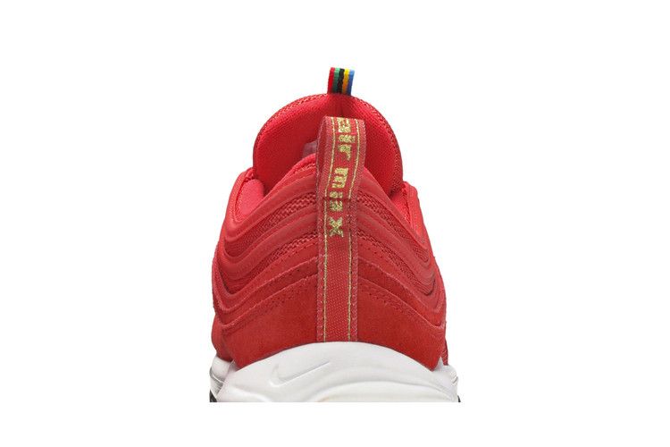 air max 97 olympic red on feet