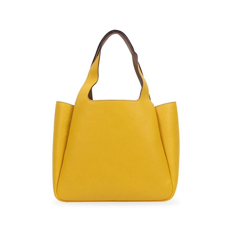 Buy Prada Double Top Handle Medium Handbag 'Yellow' - 1BG335 2BBE