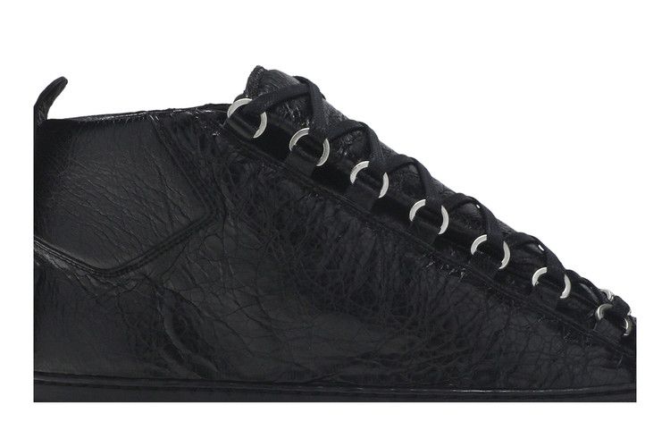 Balenciaga arena high black leather best sale