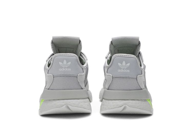 Adidas nite jogger grey signal green hot sale