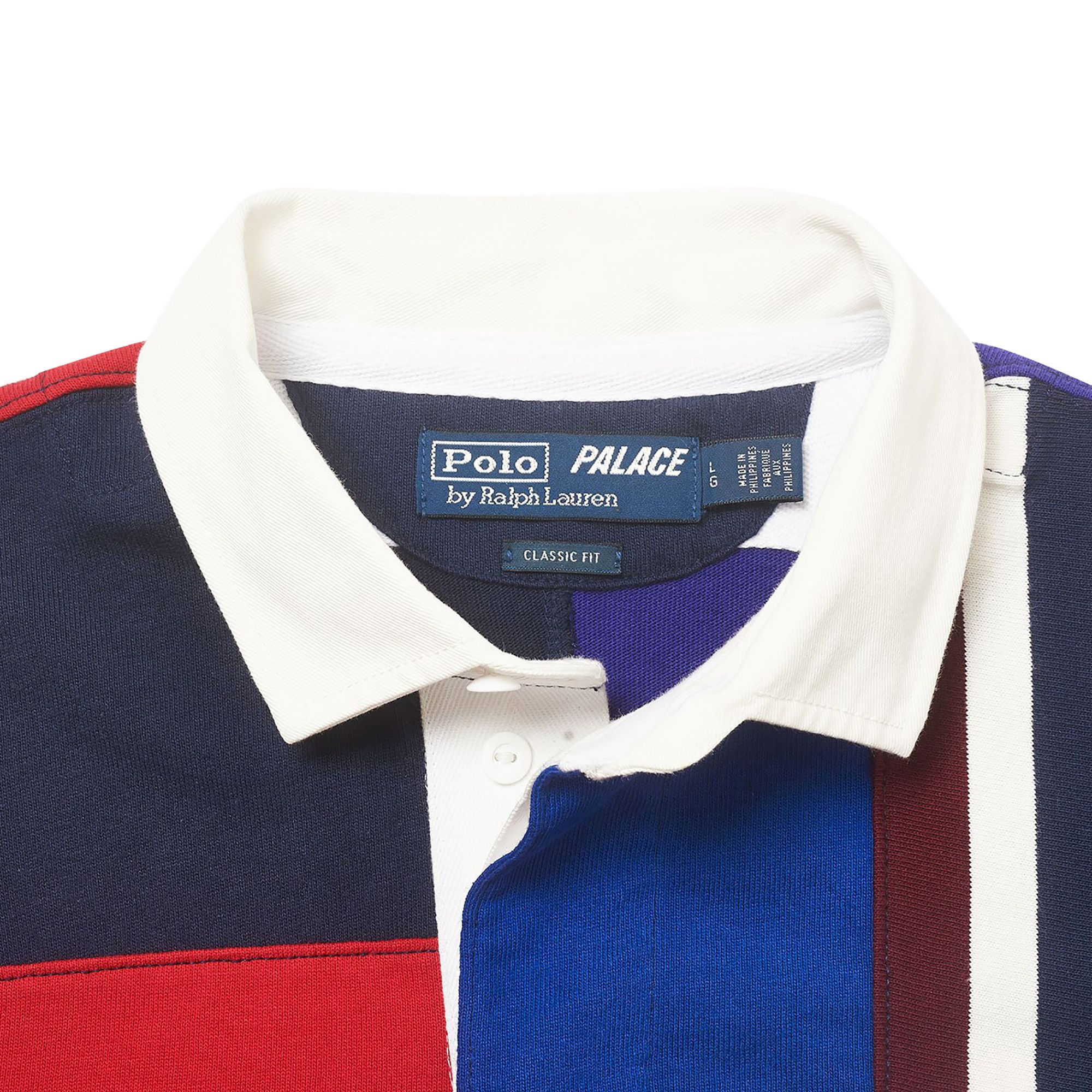 PALACE PALACE X RALPH LAUREN PIECED RUGBY POLO 'MULTICOLOR'