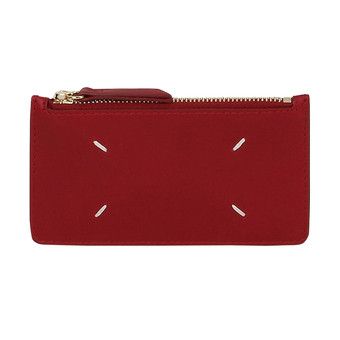Buy Maison Margiela Zip Card Holder 'Red' - S56UI0143 P4985