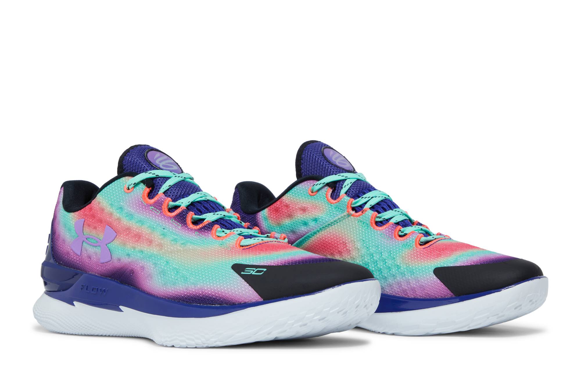 Pre-owned Curry Brand Curry 1 Low Flotro 'northern Lights' In Multi-color
