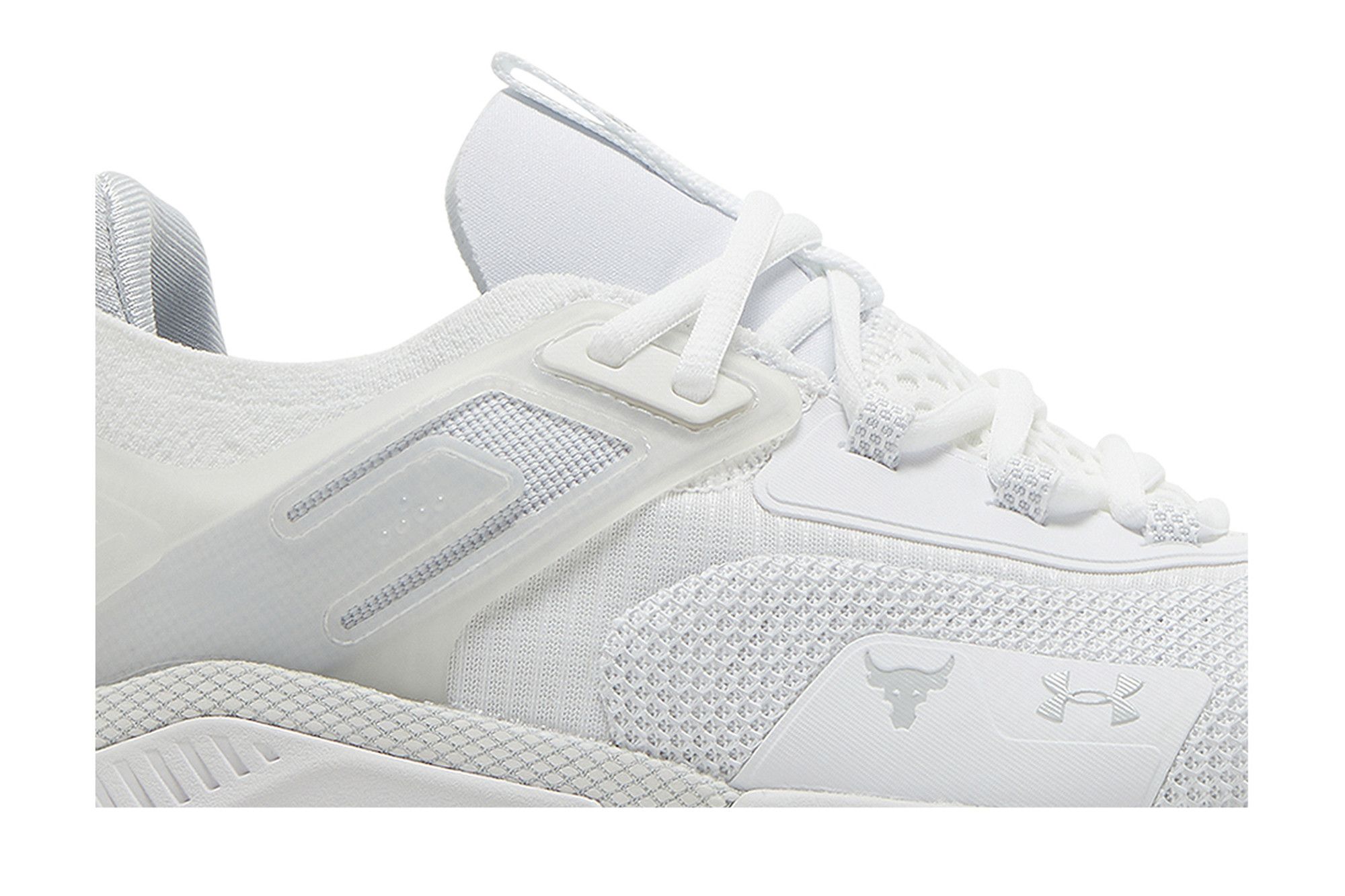 Pre-owned Under Armour Project Rock 5 'white Gum'