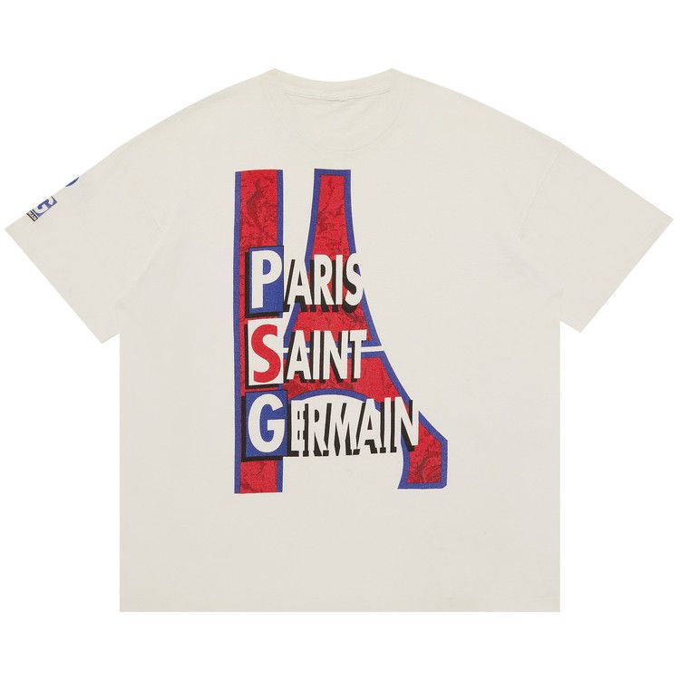 Nike Paris Saint-Germain Eiffel Tower Graphic T-Shirt White