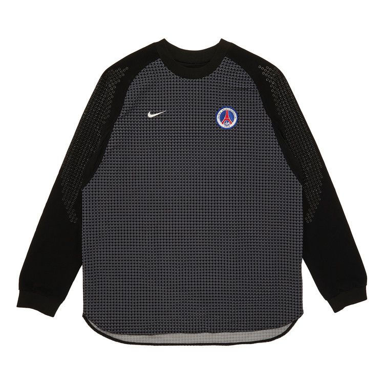Nike Paris Saint-Germain Logo Patch Long-Sleeve Black/Grey
