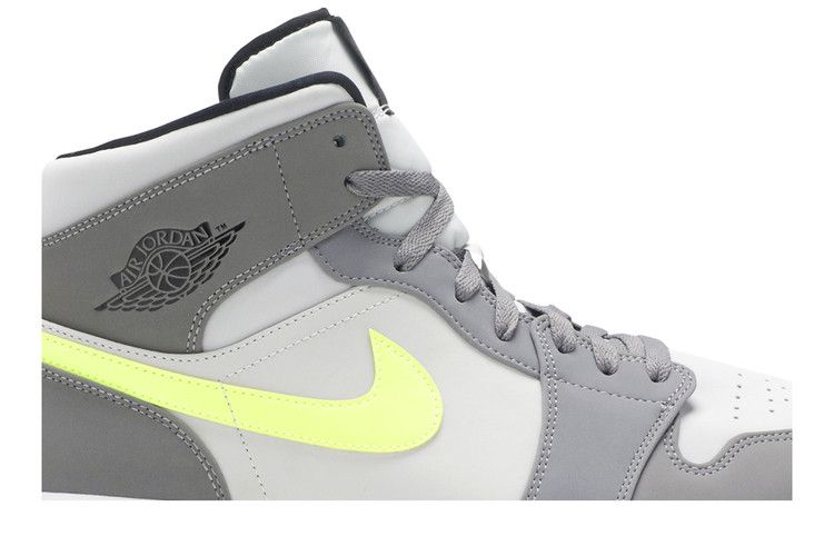 Jordan 1 sale mid grey volt