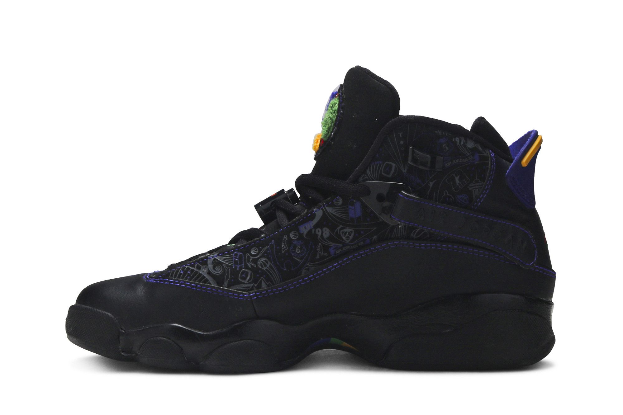 Pre-owned Air Jordan 6 Rings Gs In Black