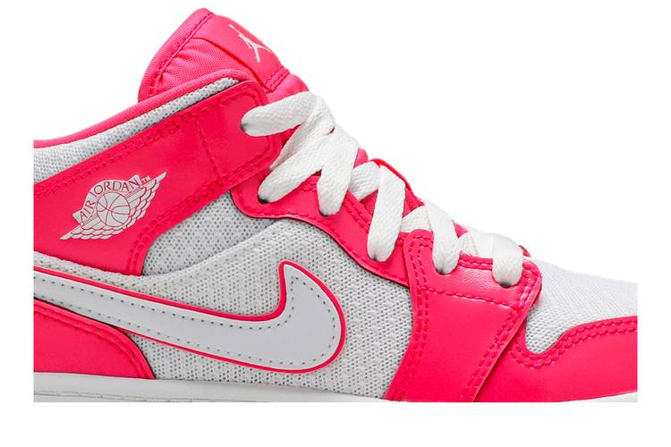 Jordan 1 mid hyper hot sale pink