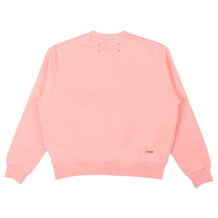 Buy Amiri Kids Logo Crewneck Sweatshirt 'Rose Pink/Black