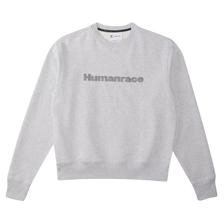adidas x Pharrell Humanrace Logo Sweatshirt 'Light Grey' — foto 2