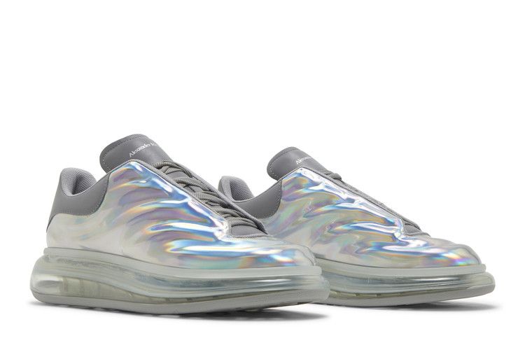 Alexander Mcqueen Oversized Sneaker Silver Iridescent