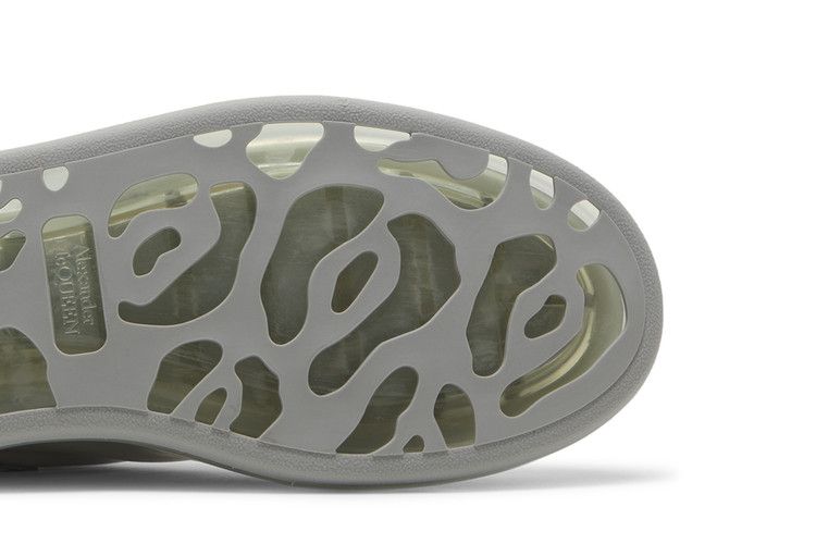 Alexander Mcqueen Oversized Sneaker Silver Iridescent