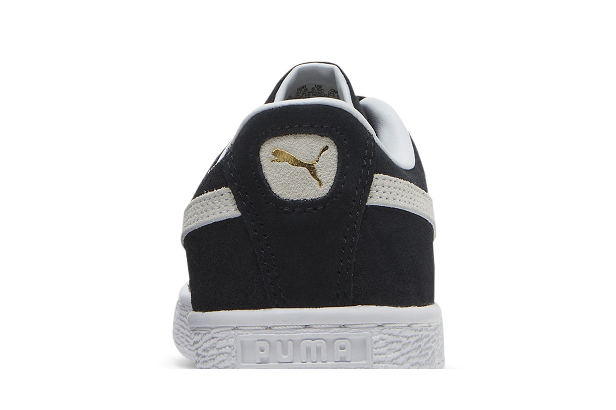 Pre-owned Puma Suede Classic 21 Jr 'black White'