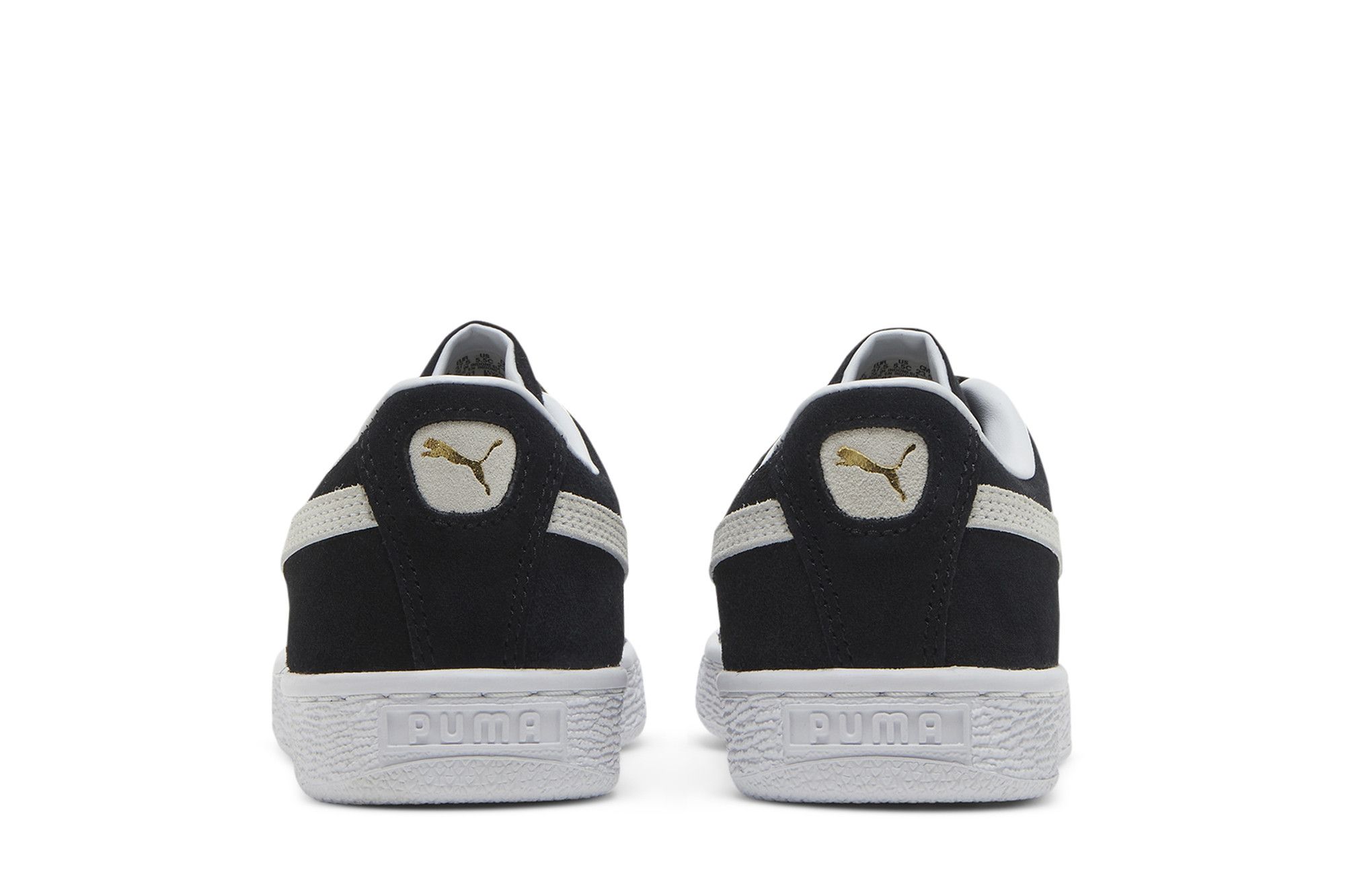Pre-owned Puma Suede Classic 21 Jr 'black White'