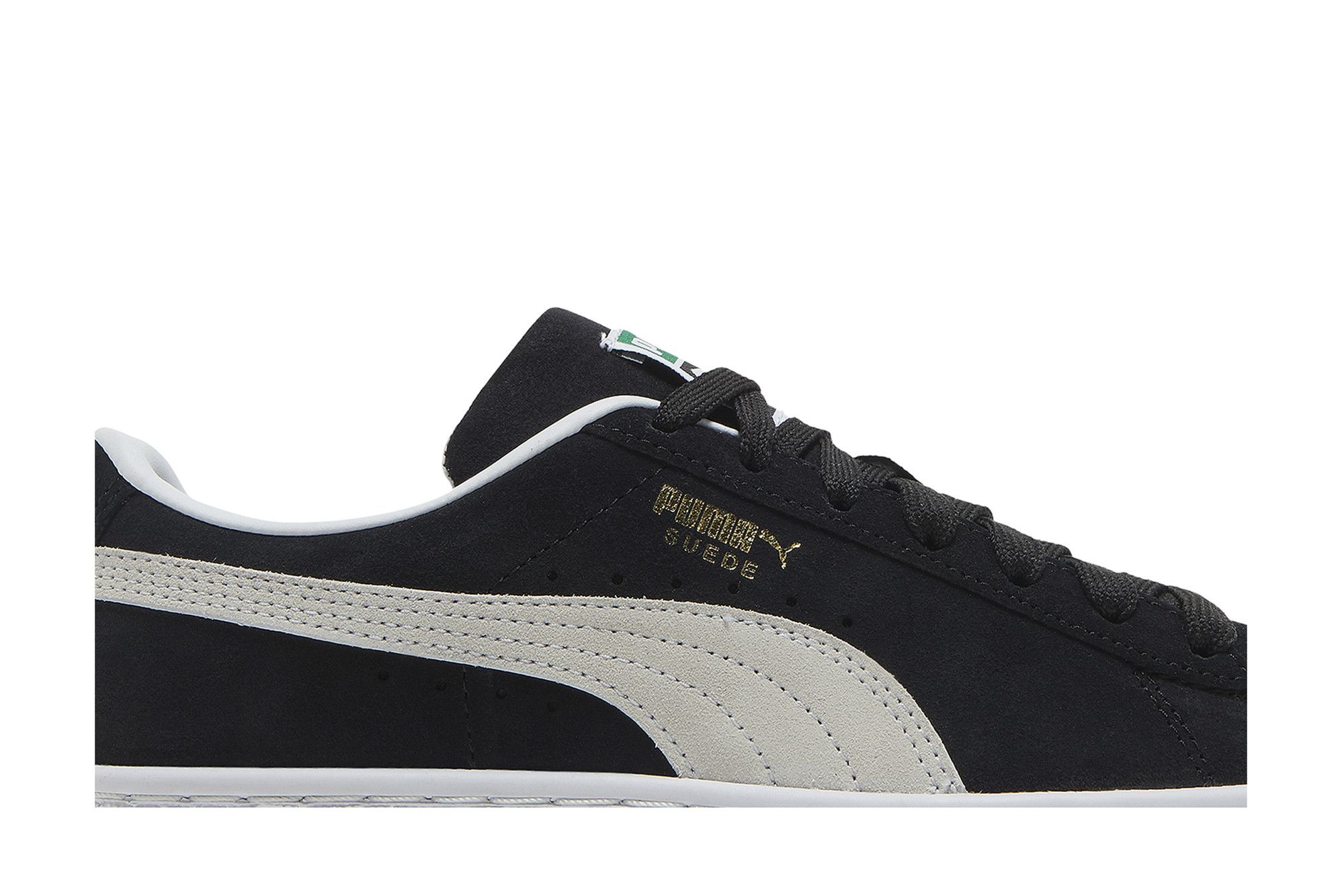 Pre-owned Puma Suede Classic 21 Jr 'black White'