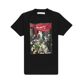 Buy Off-White Caravaggio Painting Short-Sleeve Slim Tee