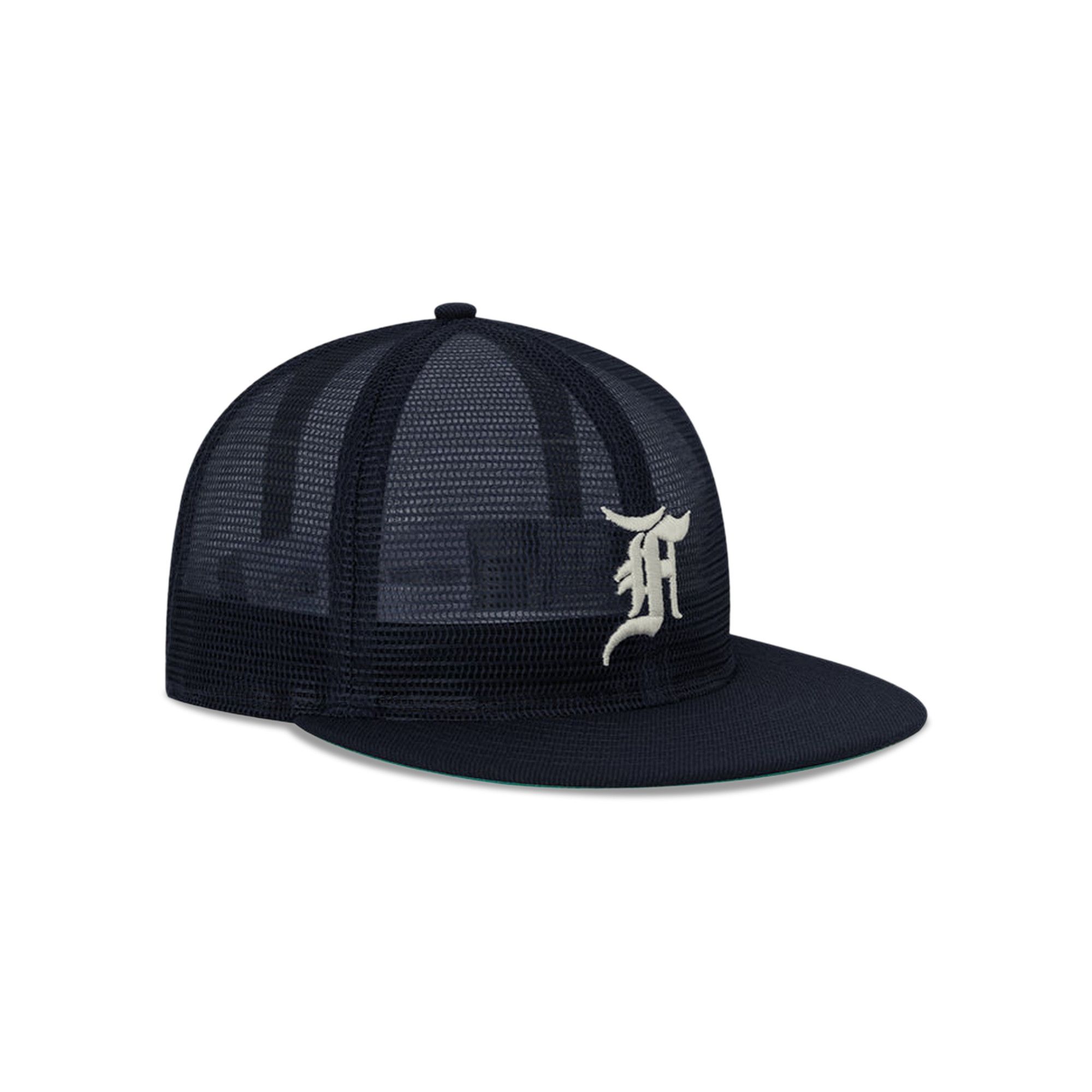 Pre-owned Essentials Fear Of God 59fifty F Mesh Hat 'navy' In Blue