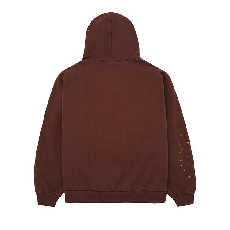 Buy Sp5der Web Hoodie 'Brown' - SP5 8D WEB HBR | GOAT