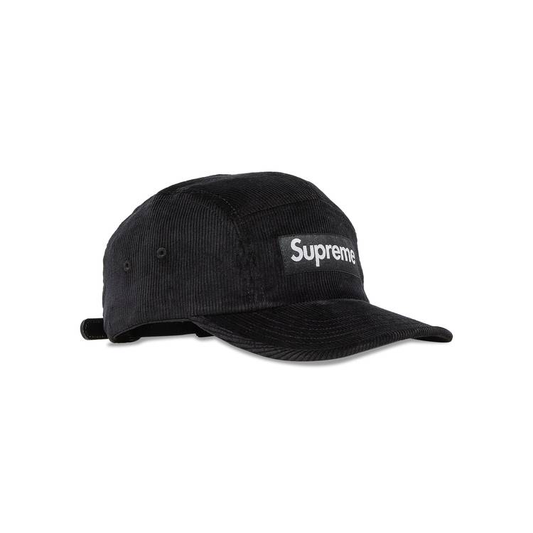 Buy Supreme Corduroy Camp Cap 'Black' - FW22H100 BLACK | GOAT