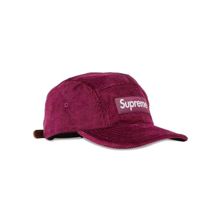 Supreme Corduroy Camp Cap Magenta-