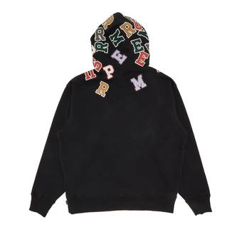 Buy Supreme Scattered Appliqué Hooded Sweatshirt 'Black