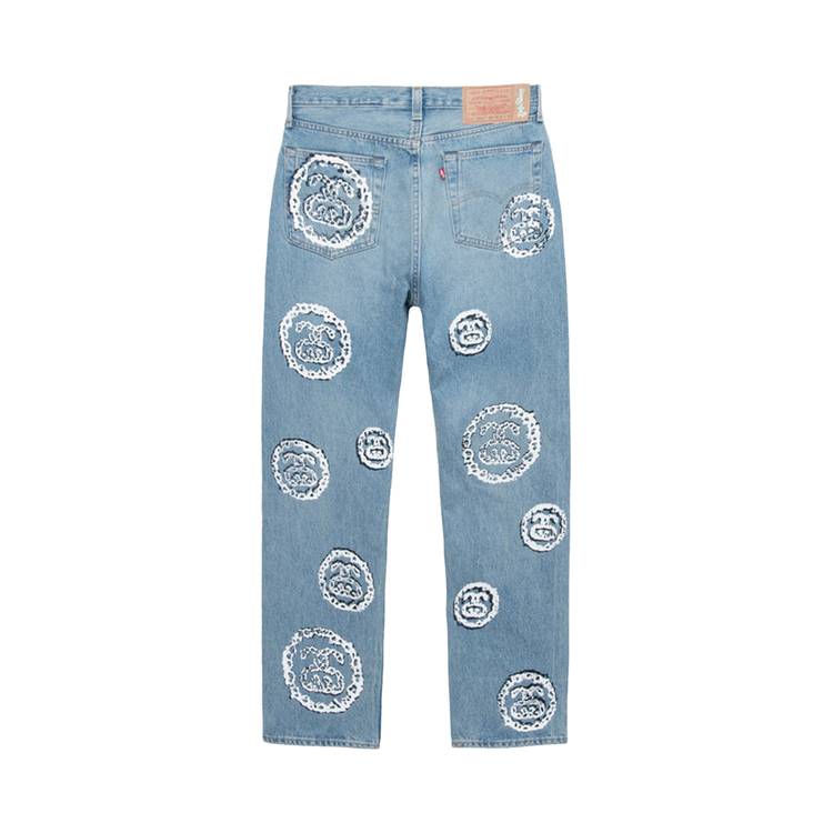 Buy Stussy x Denim Tears 501 Jean 'Light Indigo' - 40008168 LIGH