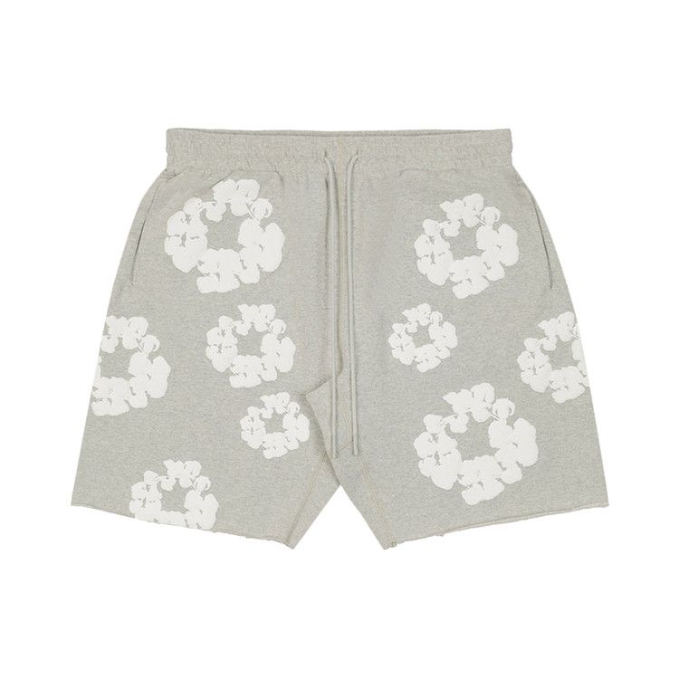 Buy READYMADE x Denim Tears Cotton Wreath Sweatshorts 'Grey/White' - RM K01  0000 133 | GOAT SA