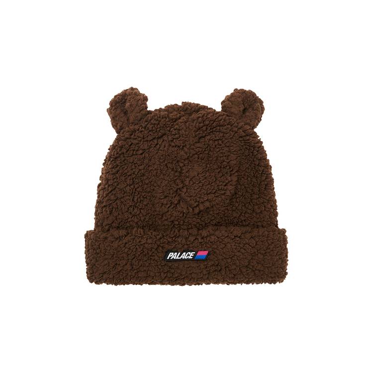 Palace Fuzzy Ear Beanie 'Brown'