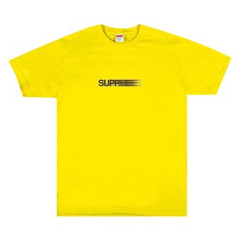 20SS Supreme Motion Logo Tee Yellow