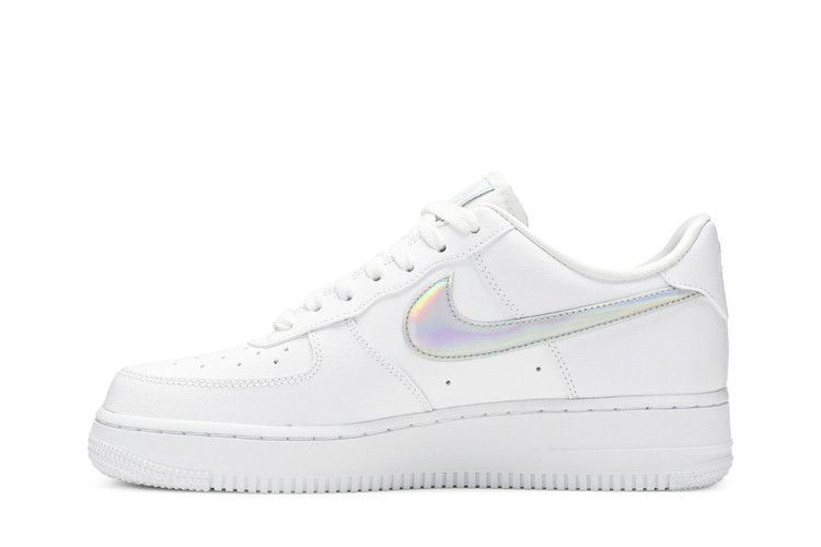 Buy Wmns Air Force 1 Low 'Iridescent Swoosh' - CJ1646 100 - White