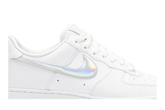 Buy Wmns Air Force 1 Low 'Iridescent Swoosh' - CJ1646 100 | GOAT