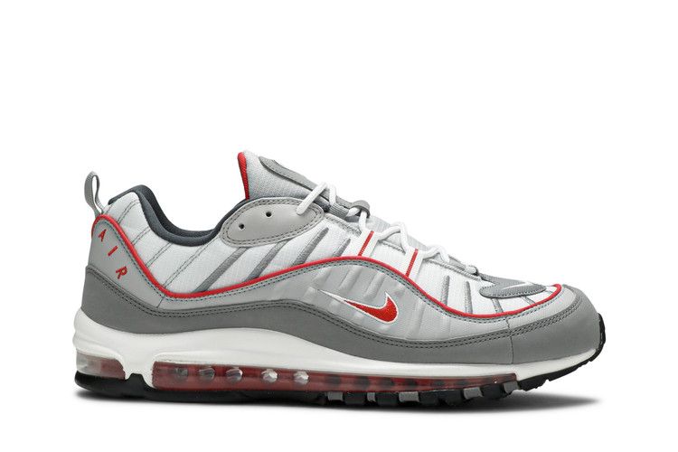 Achetez des Air Max 98 Particle Grey Red CI3693 001 GOAT FR