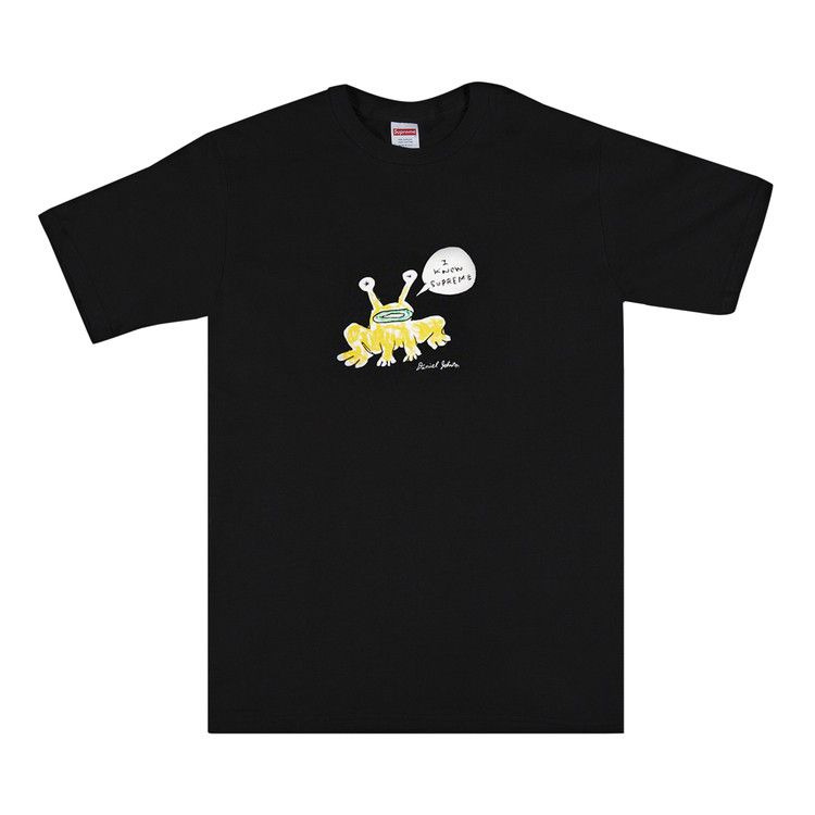 トップス TNT Daniel Johnston Frog Cap Black Vans X Daniel Johnston Unstructured Snapback Cap - Black