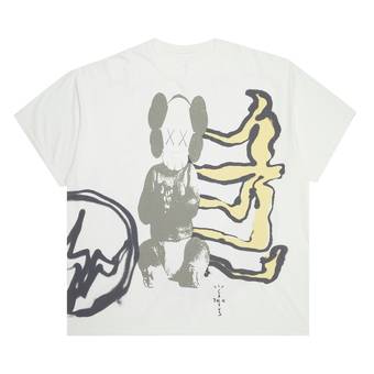 KAWS X FRAGMENT X TRAVIS SCOTT CACTUS JACK TEE AGED YELLOW SS21 -  HotelomegaShops