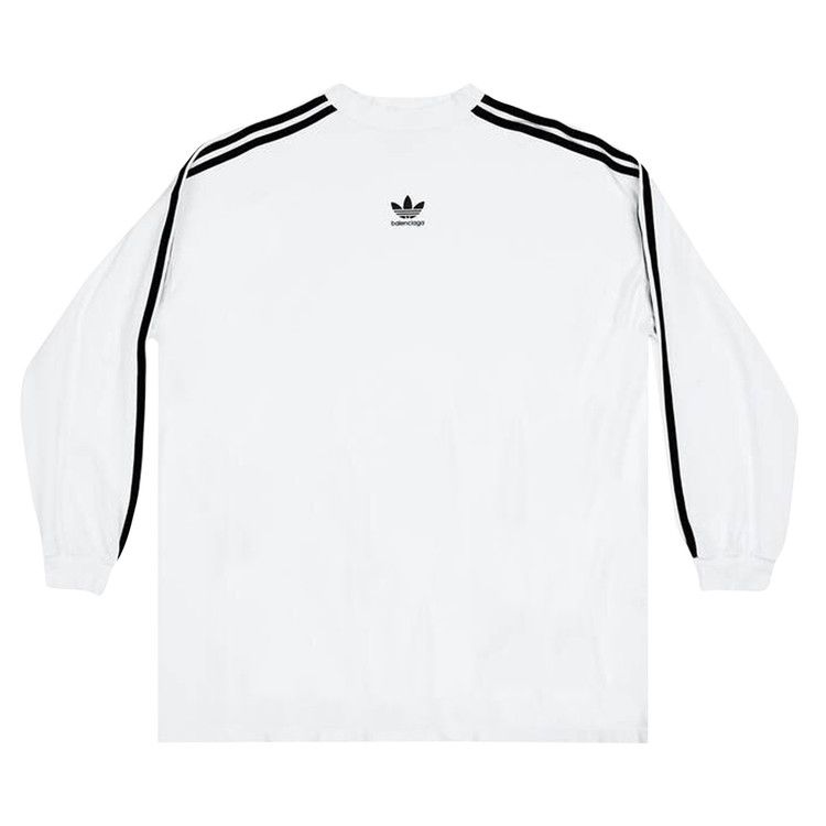 Balenciaga x adidas Oversized Long-Sleeve T-Shirt White