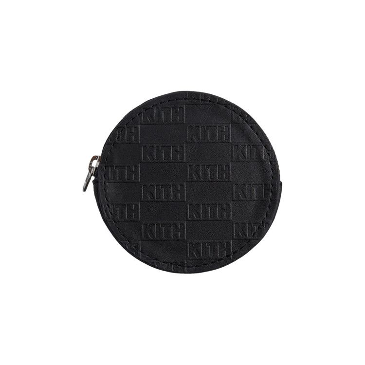 KITH ブラックレザー コインケース　モノグラム　kith monogram KHM040083-001-Front_477c3214-